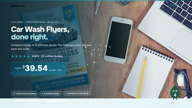 Car Wash Flyers product video
