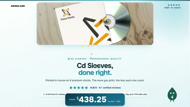 Cd Sleeves product video