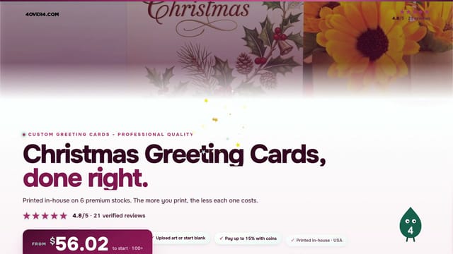 Christmas Greeting Cards product video