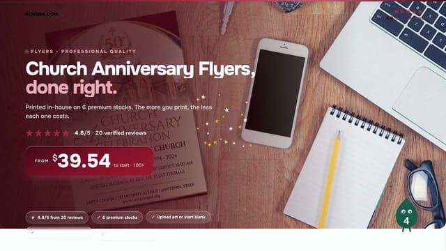 Church Anniversary Flyers product video