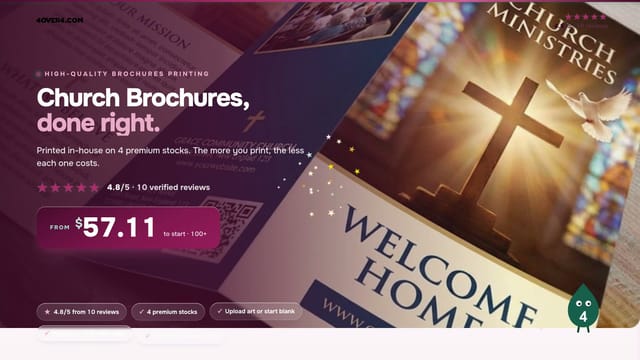 Church Brochures product video
