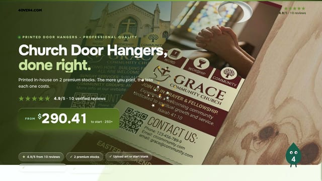Church Door Hangers product video