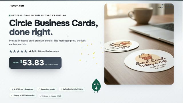 Circle Business Cards product video