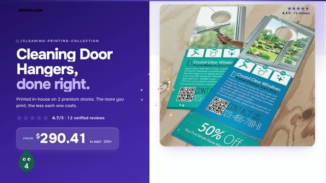 Cleaning Door Hangers product video