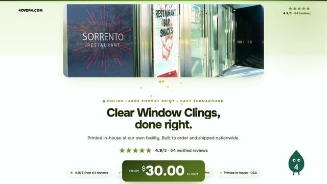 Clear Window Clings product video