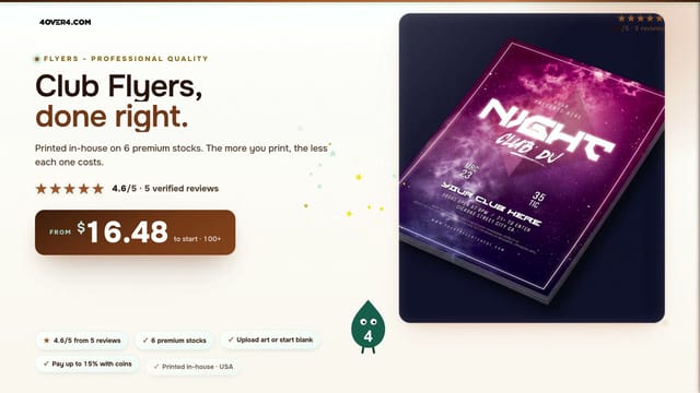 Club Flyers product video