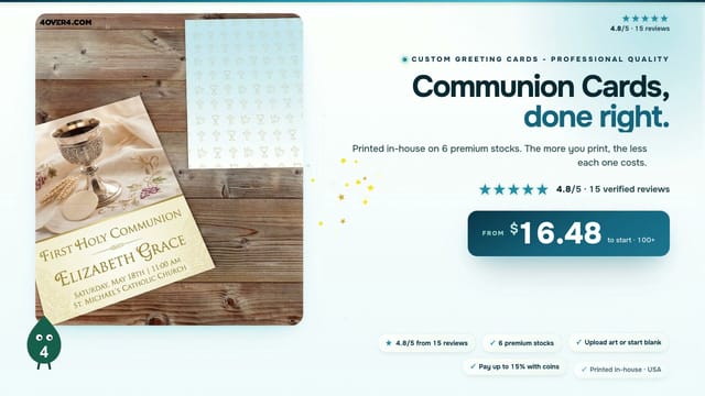 Communion Cards product video