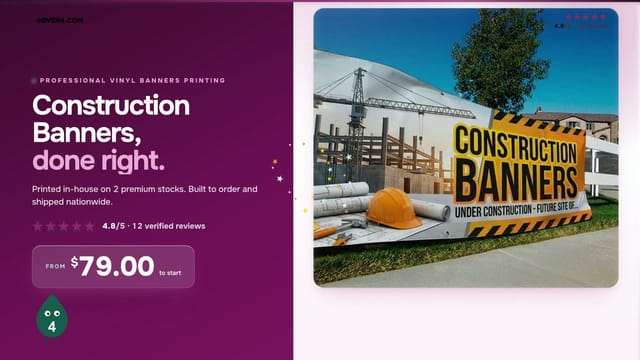 Construction Banners product video