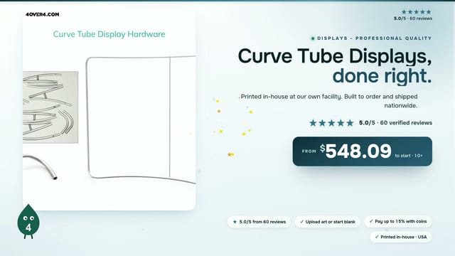 Curve Tube Displays product video