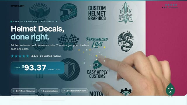 Helmet Decals product video