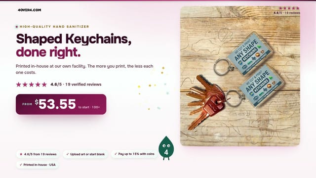 Shaped Keychains product video