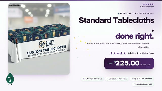 Standard Tablecloths product video