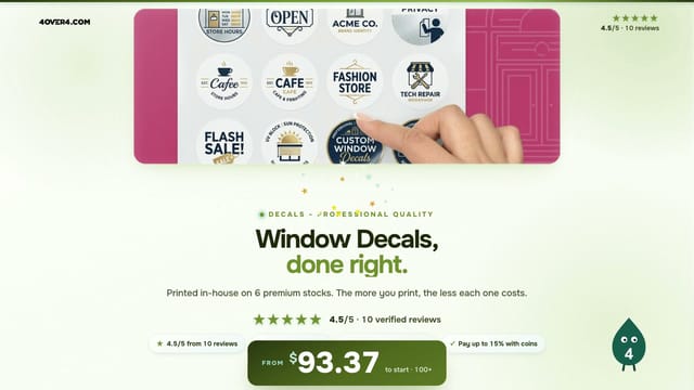 Window Decals product video