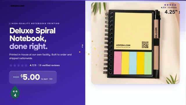 Deluxe Spiral Notebook product video