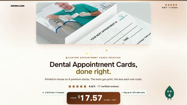 Dental Appointment Cards product video