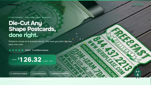 Die-Cut Any Shape Postcards product video