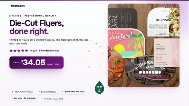 Die-Cut Flyers product video