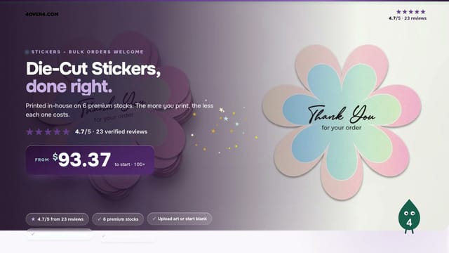 Die-Cut Stickers product video