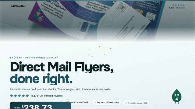 Direct Mail Flyers product video