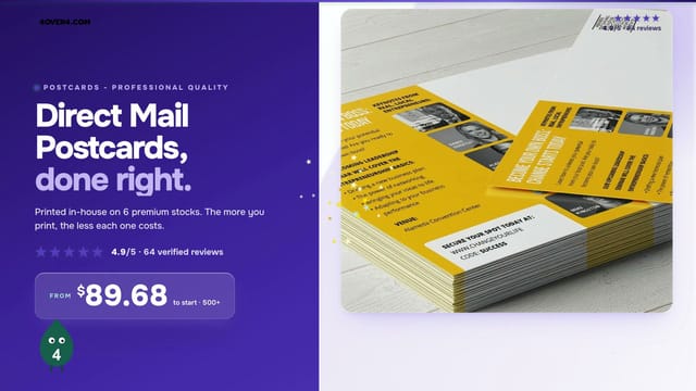 Direct Mail Postcards product video