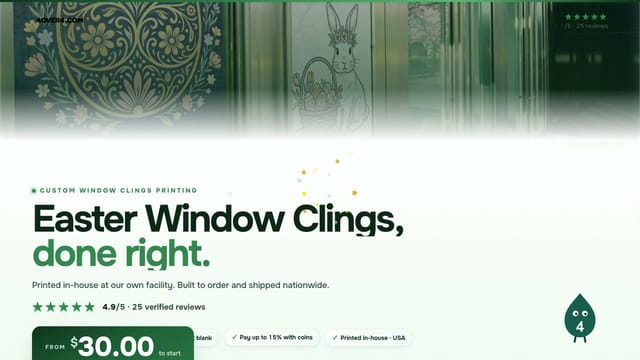 Easter Window Clings product video