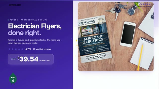 Electrician Flyers product video