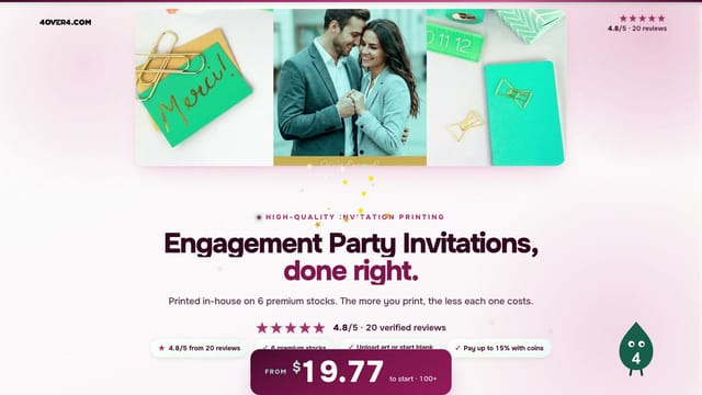 Engagement Party Invitations product video