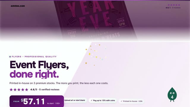 Event Flyers product video
