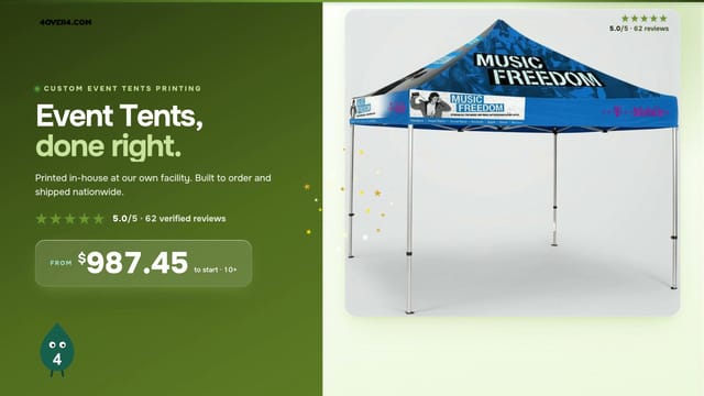 Event Tents product video