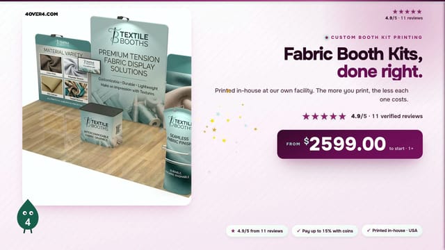 Fabric Booth Kits product video