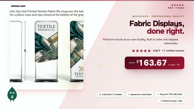 Fabric Displays product video