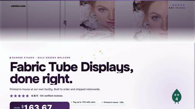 Fabric Tube Displays product video