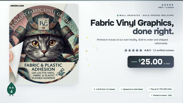 Fabric Vinyl Graphics product video