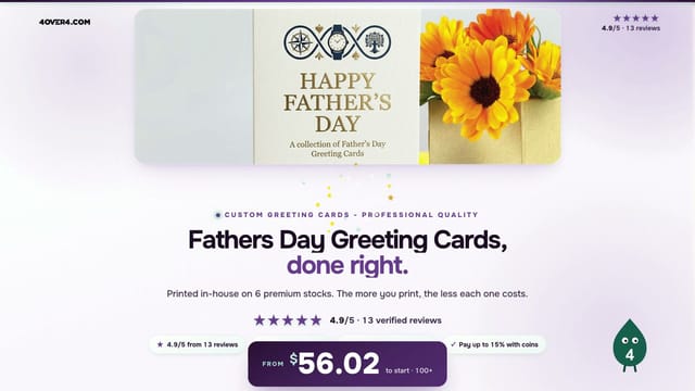 Fathers Day Greeting Cards product video