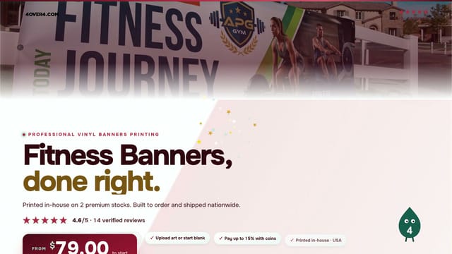 Fitness Banners product video