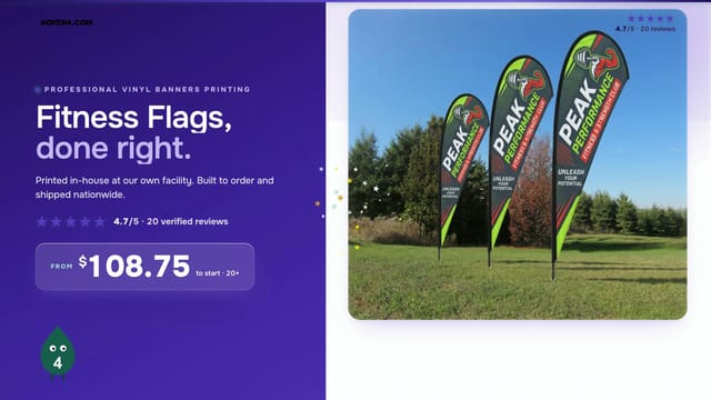 Fitness Flags product video
