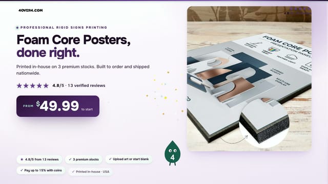 Foam Core Posters product video