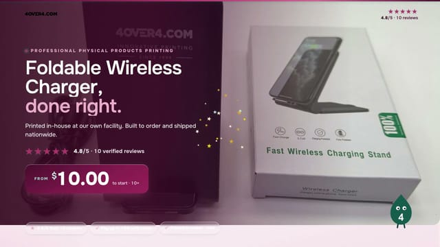 Foldable Wireless Charger product video