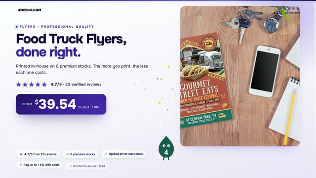 Food Truck Flyers product video