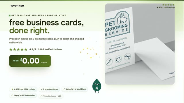Free Business Cards product video
