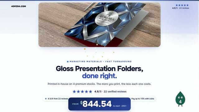 Gloss Presentation Folders product video