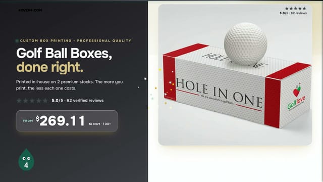 Golf Ball Boxes product video