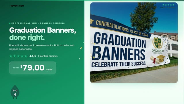 Graduation Banners product video