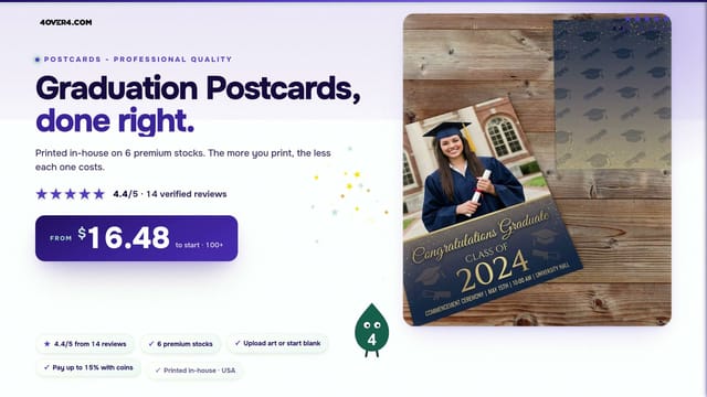 Graduation Postcards product video