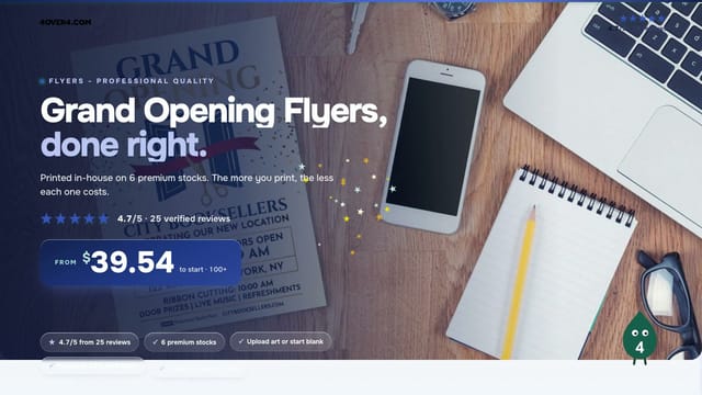 Grand Opening Flyers product video