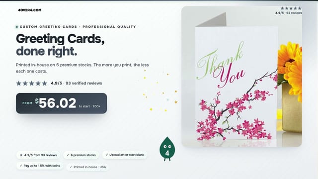 Greeting Cards product video