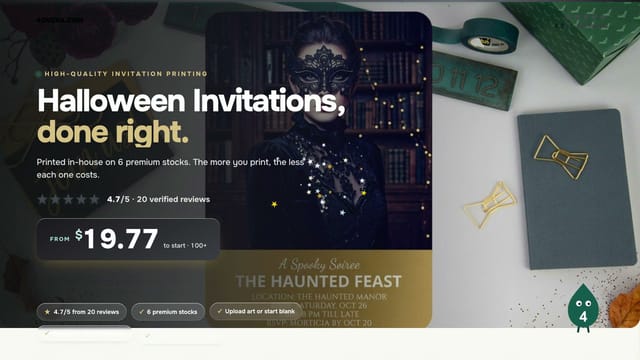 Halloween Invitations product video