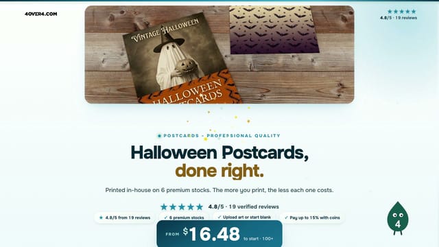 Halloween Postcards product video