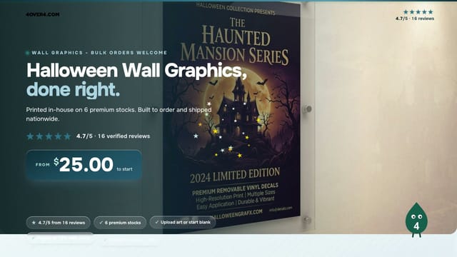 Halloween Wall Graphics product video