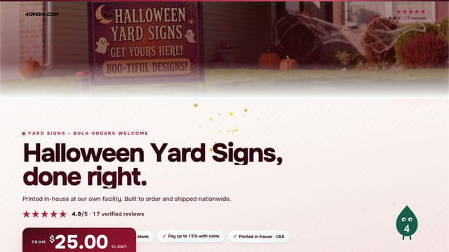 Halloween Yard Signs product video